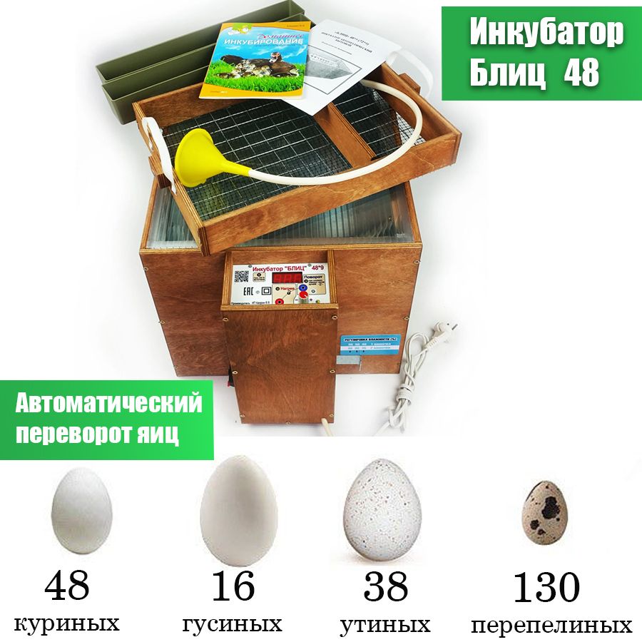 Инкубатор для яиц блиц 48
