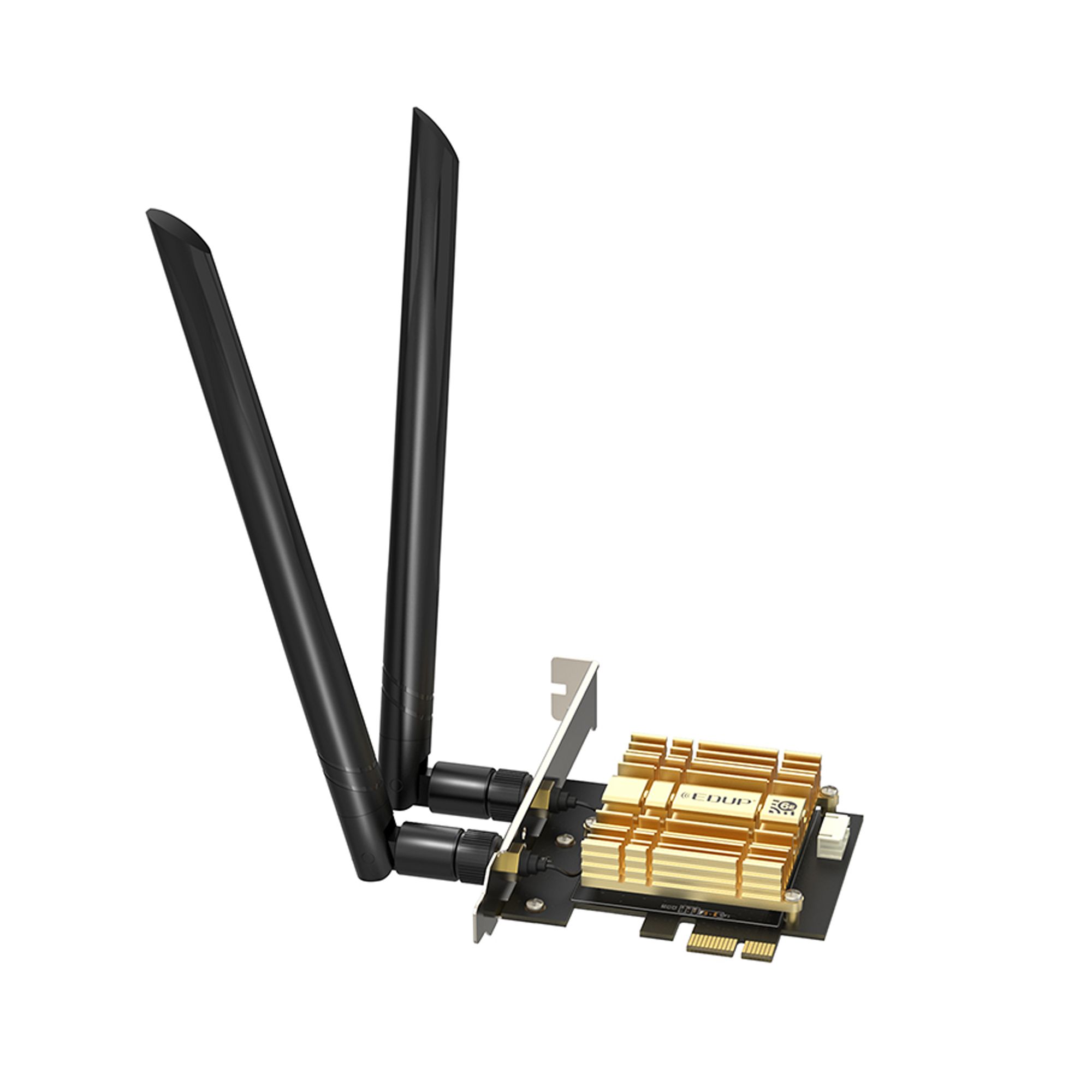 PCI-E адаптер для компьютера Wi-Fi 6E AX210 AX3000 Bluetooth 5.2 - 2.4GHz 5GHz и 6GHz