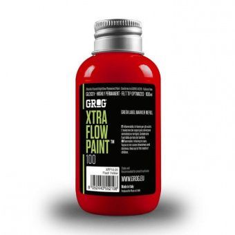 Чернила Grog Xtra Flow Paint 100 мл/ красные / Ferrari Red