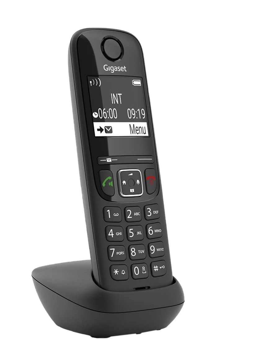 Радиотелефон DECT Gigaset A690 Black / телефон домашний беспроводной -  купить с доставкой по выгодным ценам в интернет-магазине OZON (1033763319)