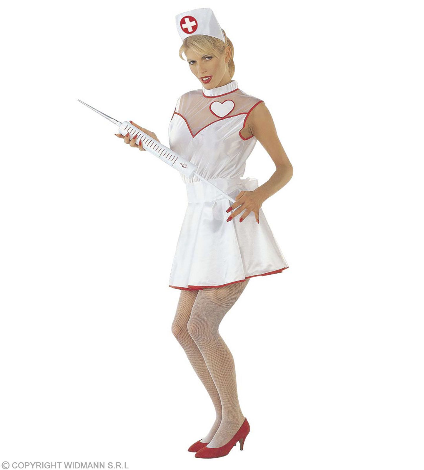Медсестра в коротком халате. Костюм медсестры. Платье медсестры. Карнавальный костюм медсестры. Костюм медсестры для ролевых игр.