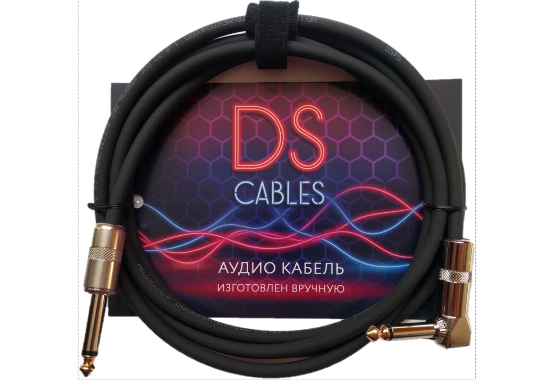 DS-кабель Инструментальный кабель 6.3 мм/6.3 мм, RJ-45, 2 м, черный