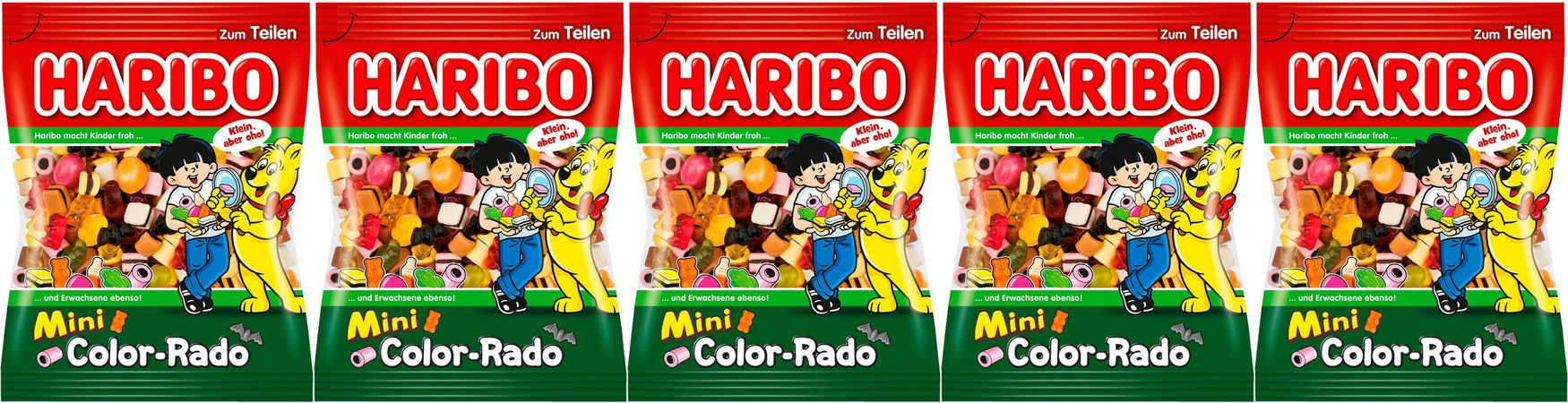 Мармелад Haribo Колор-Радо жевательный, комплект: 5 упаковок по 175 г