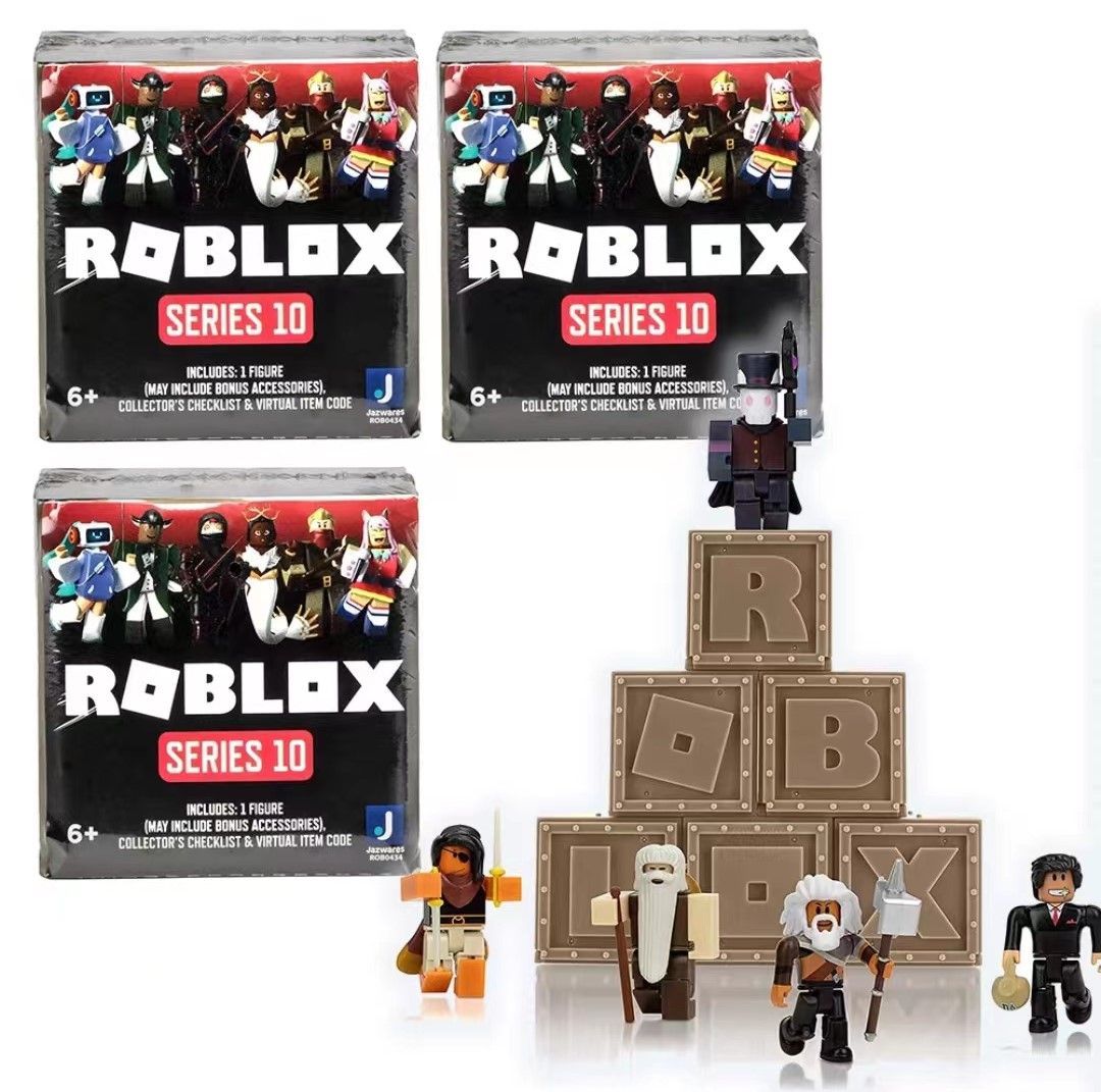 Фигурки и аксессуары, Roblox Action Series, Серия 10 Mystery Figures,  3-pack - купить с доставкой по выгодным ценам в интернет-магазине OZON  (1091298794)