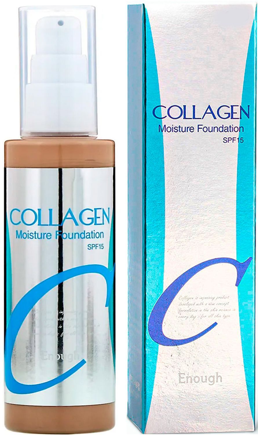 EnoughТональныйкремсколлагеномТон21CollagenMoistureFoundationSPF15,100мл