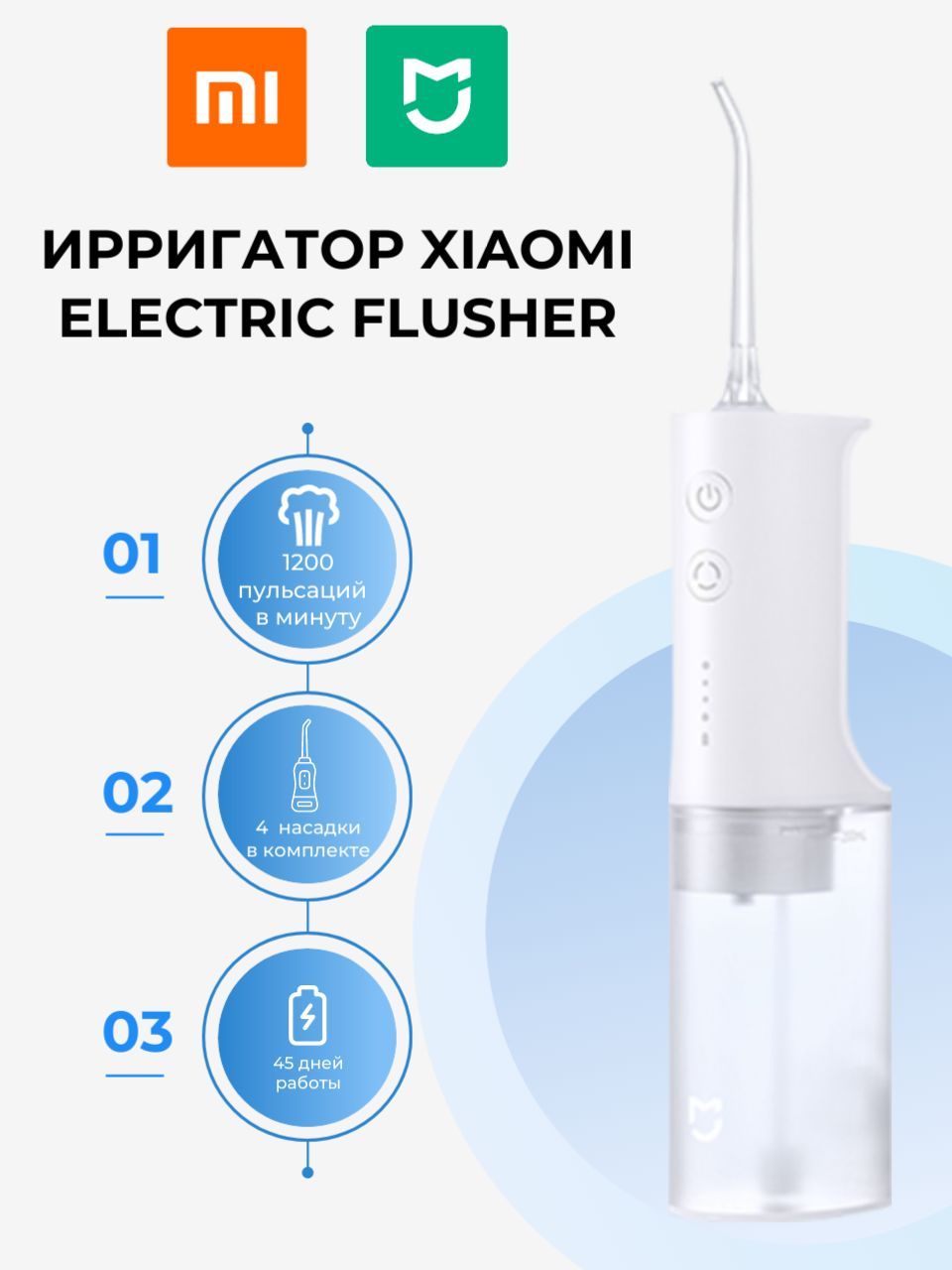 Ирригатор Xiaomi Mijia Meo701 Купить Минск