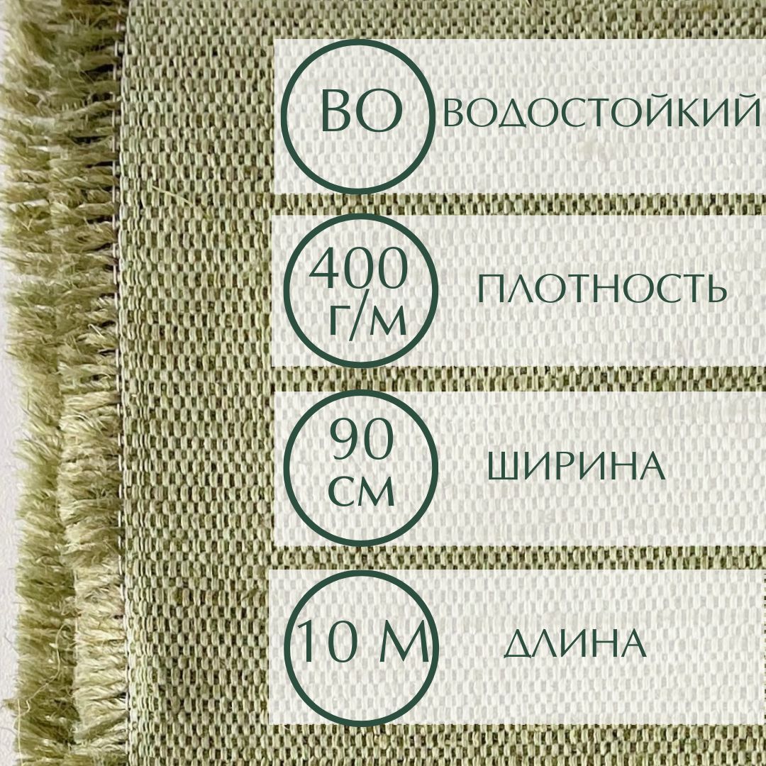 Брезент/Тканьбрезентовая,водоотталкивающая,ш-90см,пл.400гр/м2/10метров