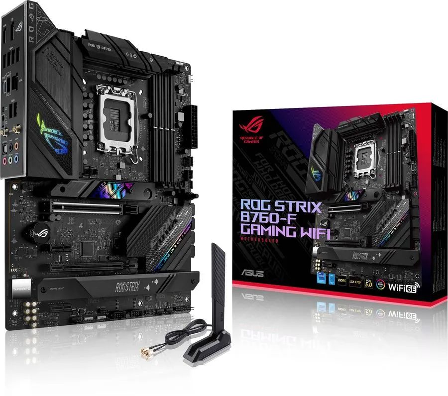 ASUS Материнская плата ROG STRIX B760-F GAMING WIFI DDR5