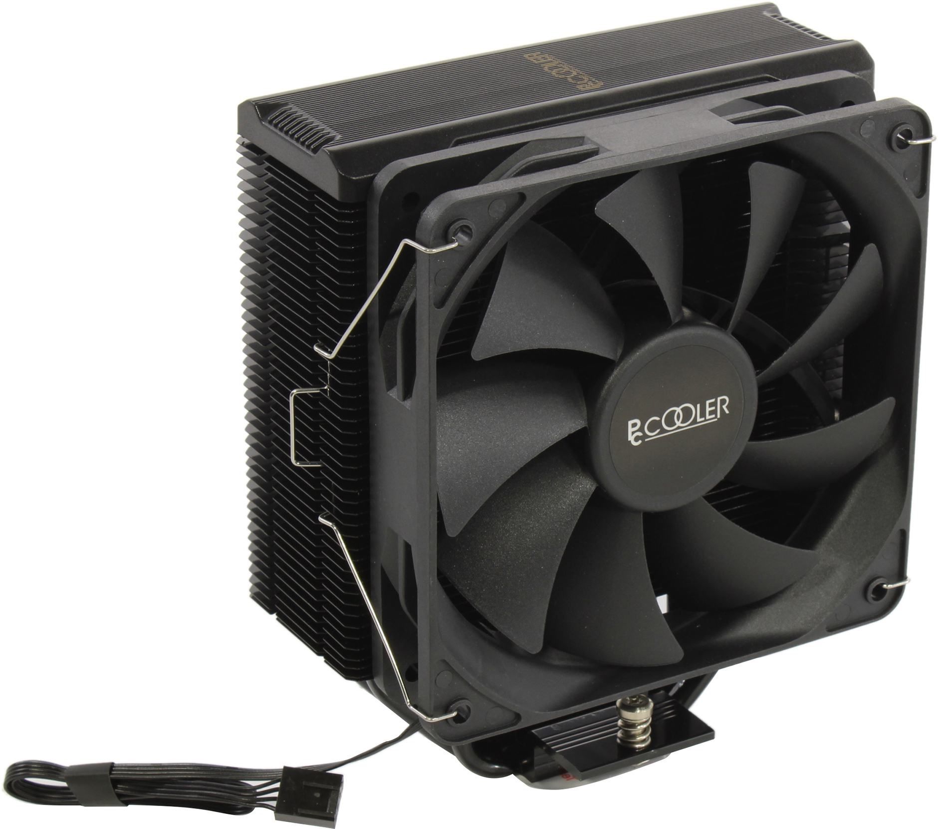 КулердляпроцессораPCCoolerPaladinEX400(4пин,1700/1200/115x/AM4,28.6дБ,800-1800об/мин,Al+тепл.трубки)