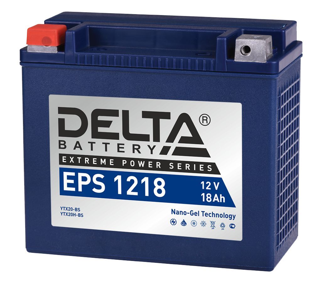 Delta Battery Аккумулятор для водной техники, 18 А•ч, Прямая (+/-) полярность