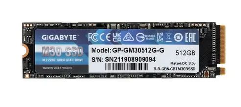 Gigabyte512ГБВнутреннийSSD-дискM30(GP-GM30512G-G)(GP-GM30512G-G)