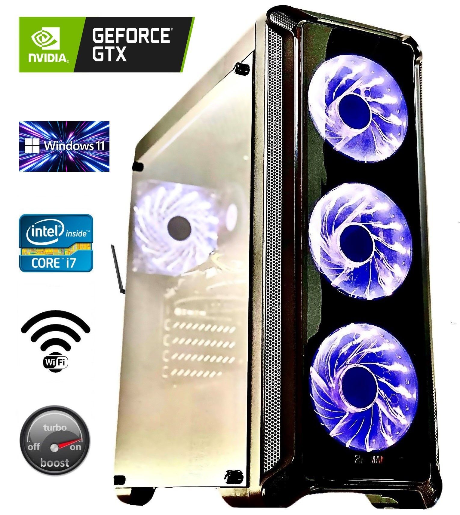 Системный блок Intel Core i7+GTX1660 Ti 6Gb+16Gb RAM+SSD 1Tb+Wi-Fi (Intel  Core i7-870 (2.9 ГГц), RAM 16 ГБ, SSD 1000 ГБ, NVIDIA GeForce GTX 1660 Ti  (6 