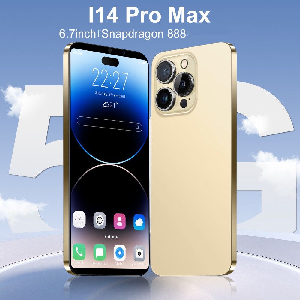 Смартфон I14 Pro MAX AN Android Телефон 4G 5G 12/512GB Google Apps  российский - купить по выгодной цене в интернет-магазине OZON (1069291104)