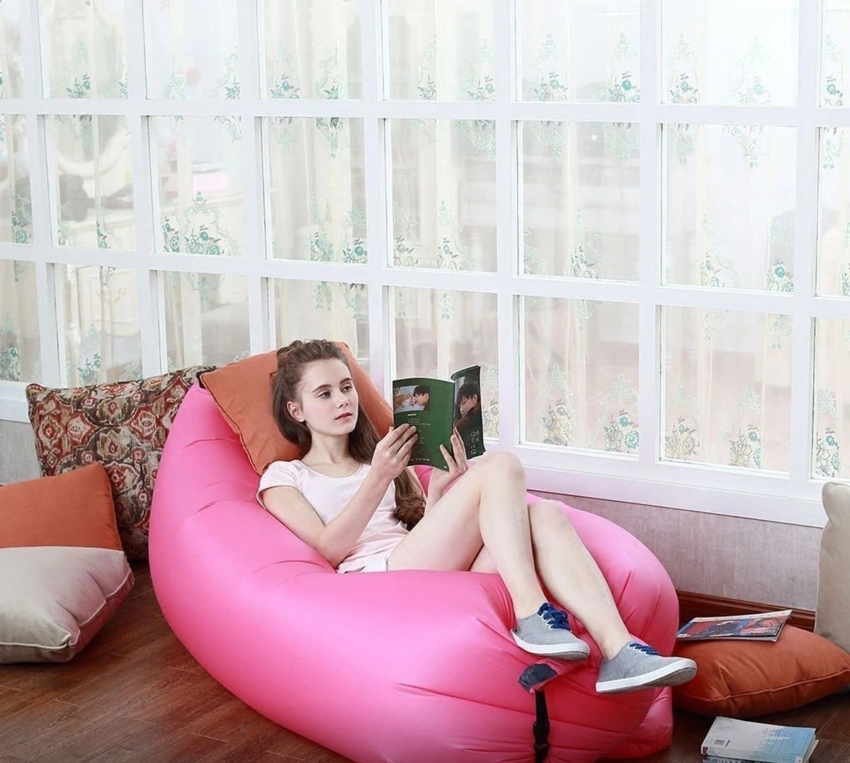 надувной диван lamzac hangout ламзак