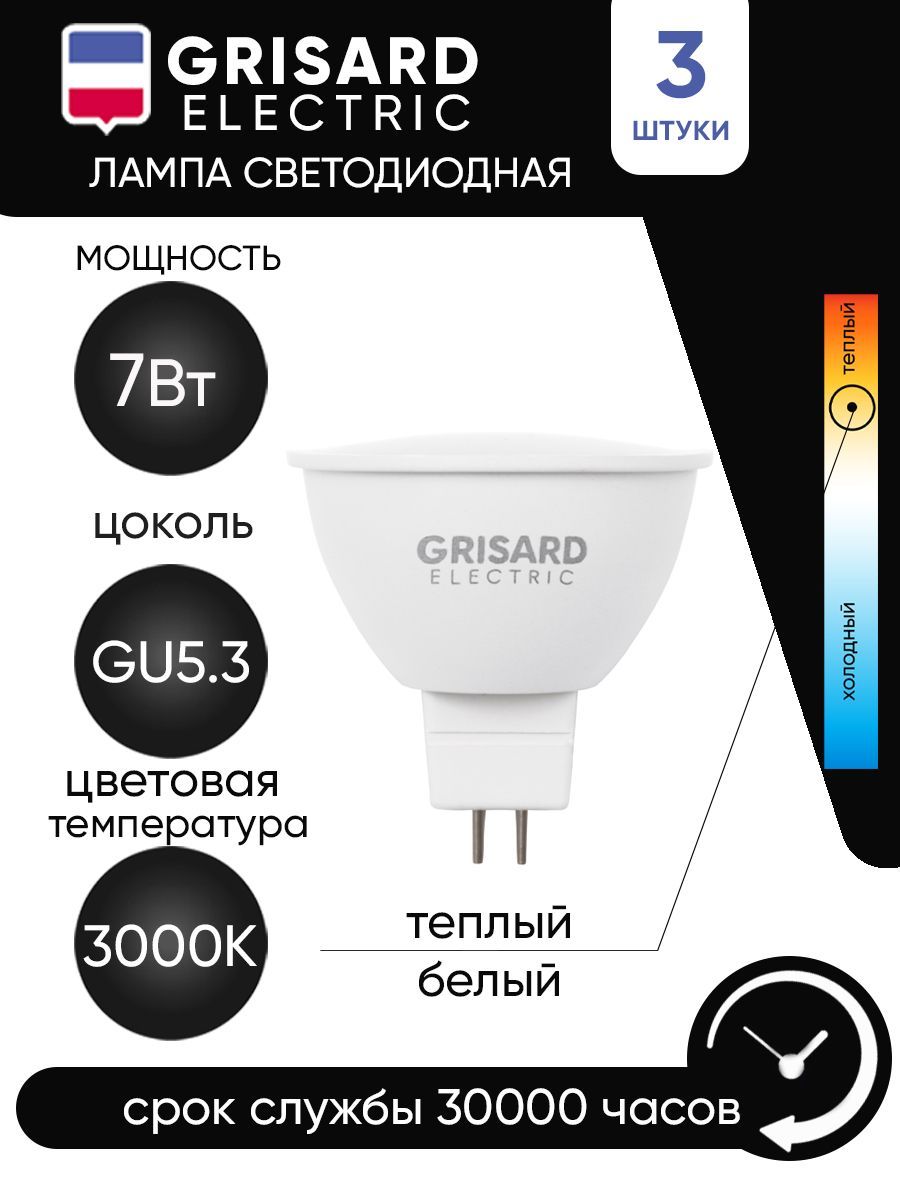 ЛампочкасветодиоднаяGRISARDELECTRIC