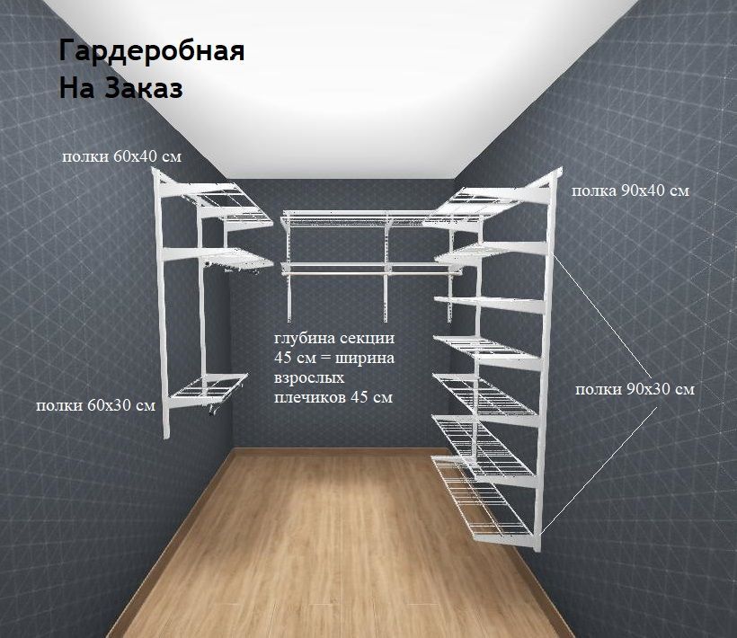 Озон гардеробные системы титан