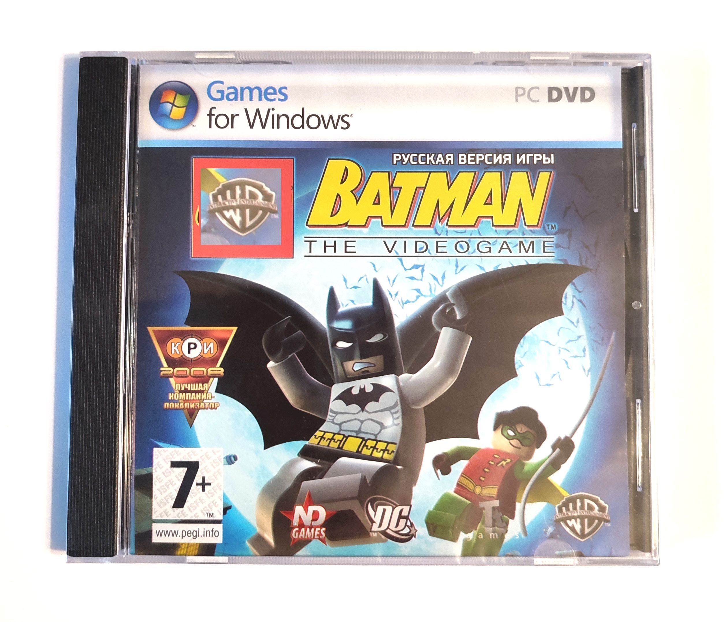 Видеоигра. Batman. The Videogame (для Windows PC, русская версия) аркады,  приключения, 6+ / 1-2 игрока