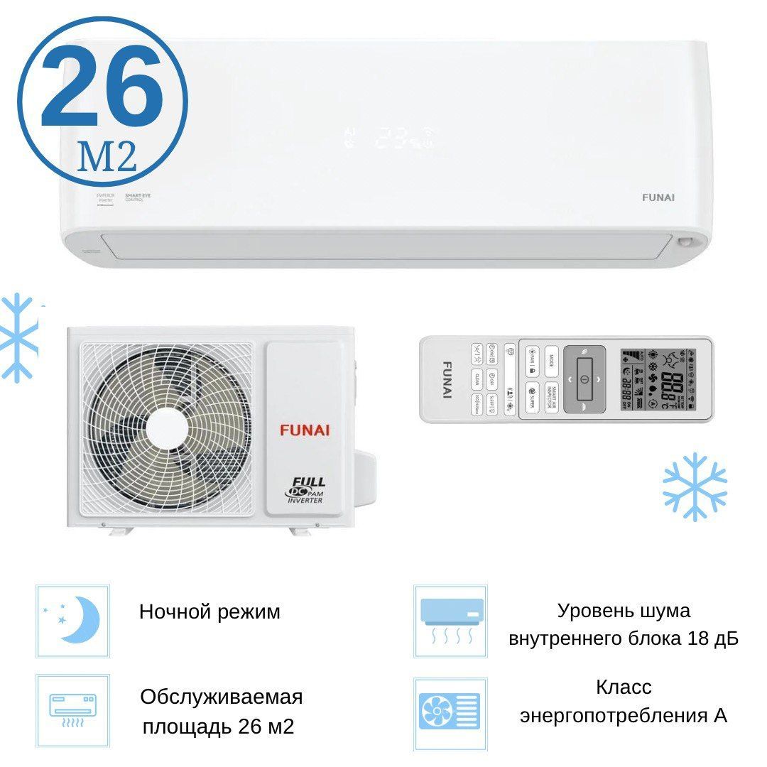 Emperor smart eye inverter. Инвертор кондиционер. Funai Raci-em25hp.d04* Smart Eye.