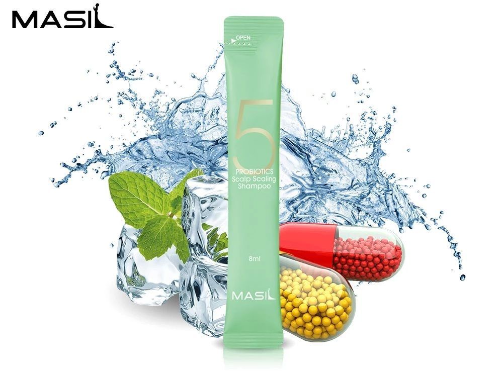 Masil probiotics scalp scaling shampoo. Masil 5 probiotics Scalp scaling Shampoo 8ml. Шампунь пробиотик.