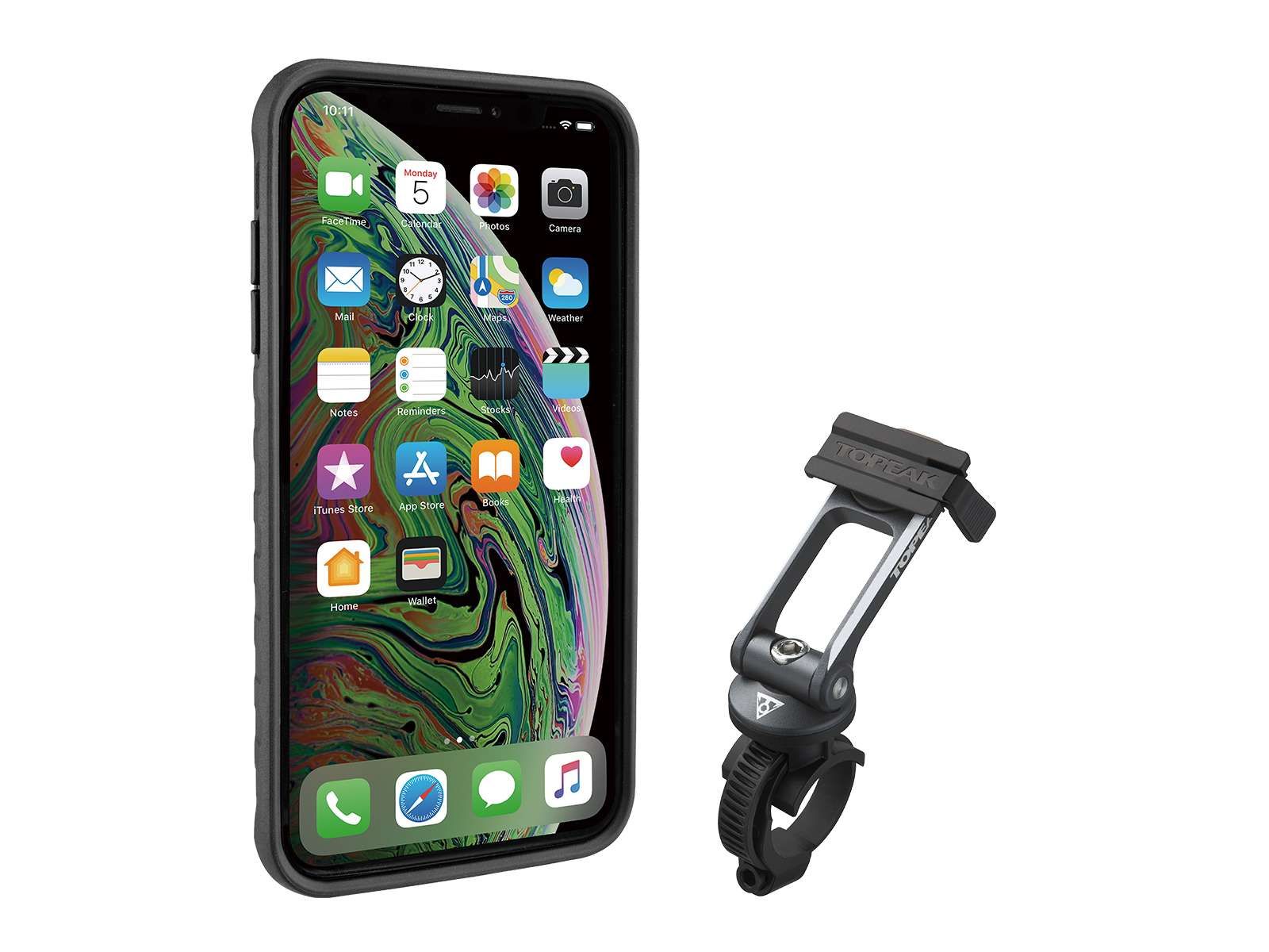 Чехол с креплением для телефона Topeak RideCase для iPhone XS MAX чёрный с  серым - купить с доставкой по выгодным ценам в интернет-магазине OZON  (1070526681)