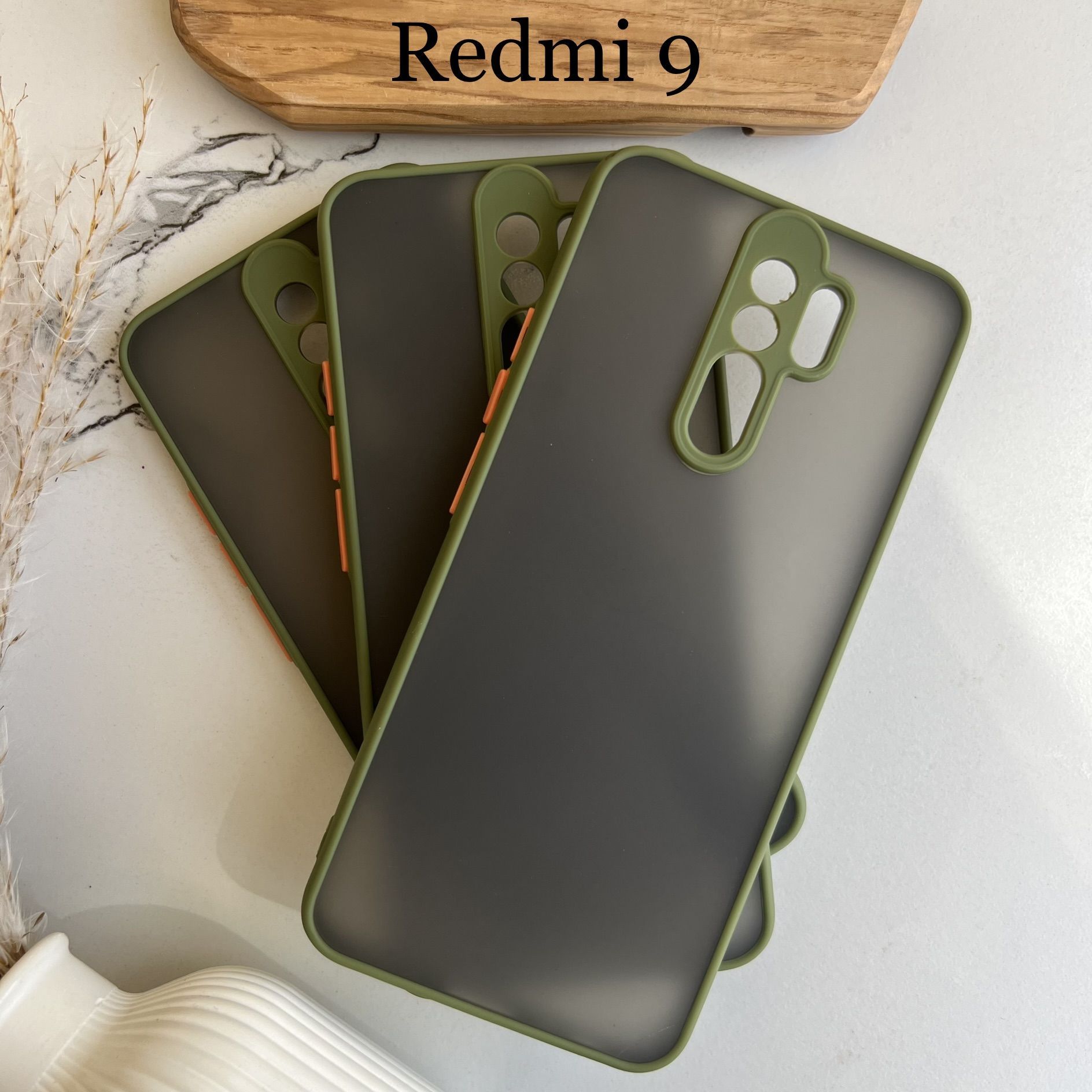 Чехол на Xiaomi Redmi 9 (редми 9), хаки, прозрачный, защита камеры - купить  с доставкой по выгодным ценам в интернет-магазине OZON (1081960840)