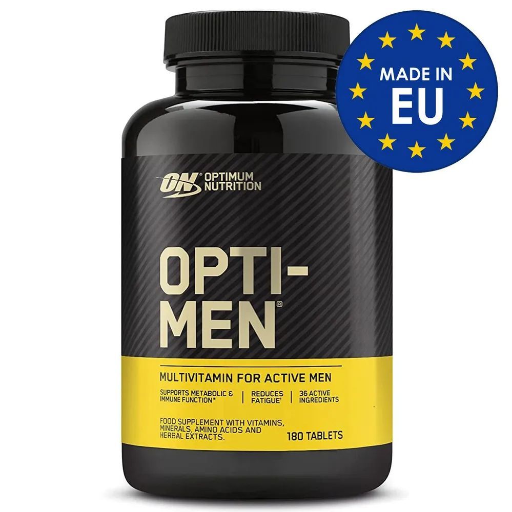 Opti-Men180tab.OptimumNutrition(EU)/Витаминно-минеральныйкомплексдлямужчинОптиМэн180таблеток60порцийОптимумНутришн