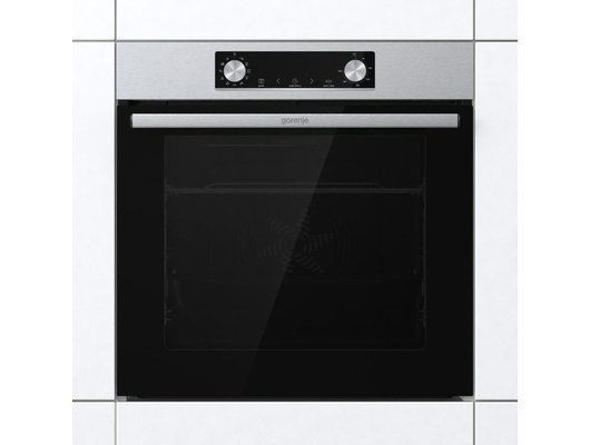 Электрический духовой шкаф gorenje bo6735e02xk серебристый