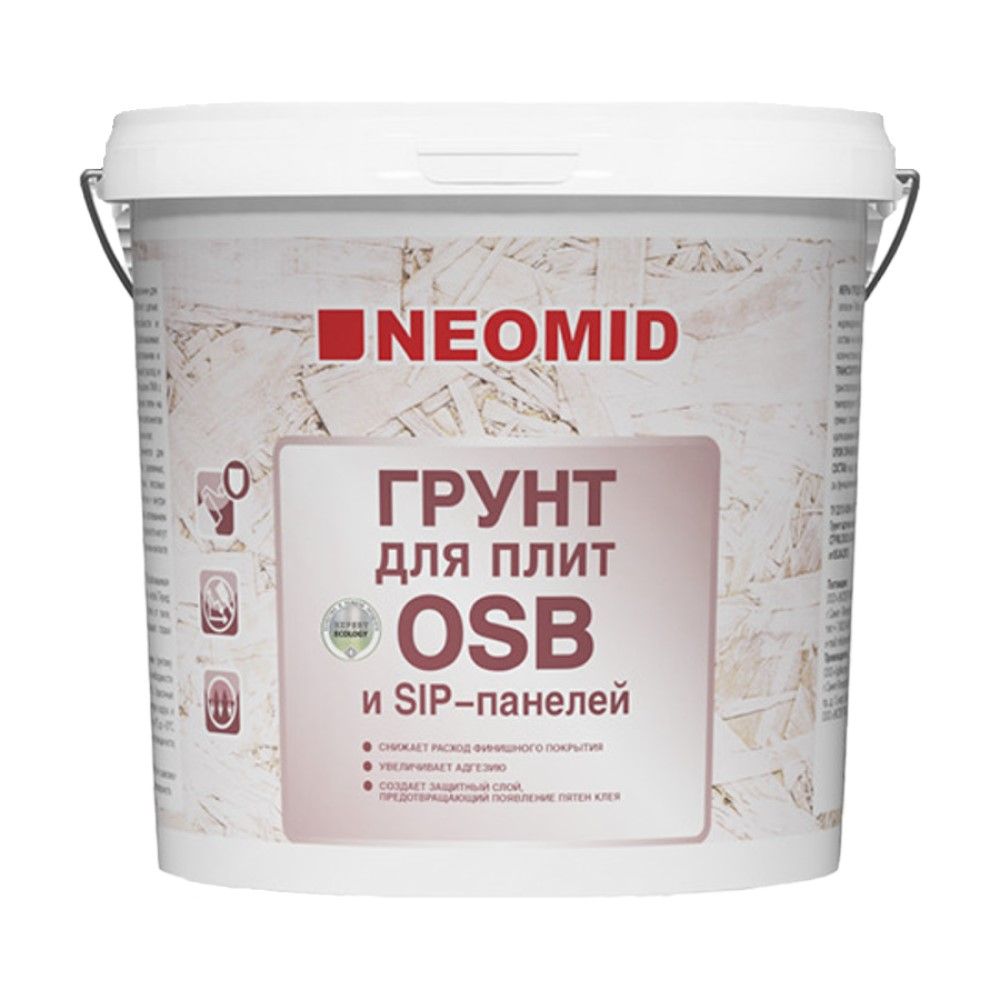 Грунт-биозащита для плит OSB и SIP-панелей Neomid (7кг)