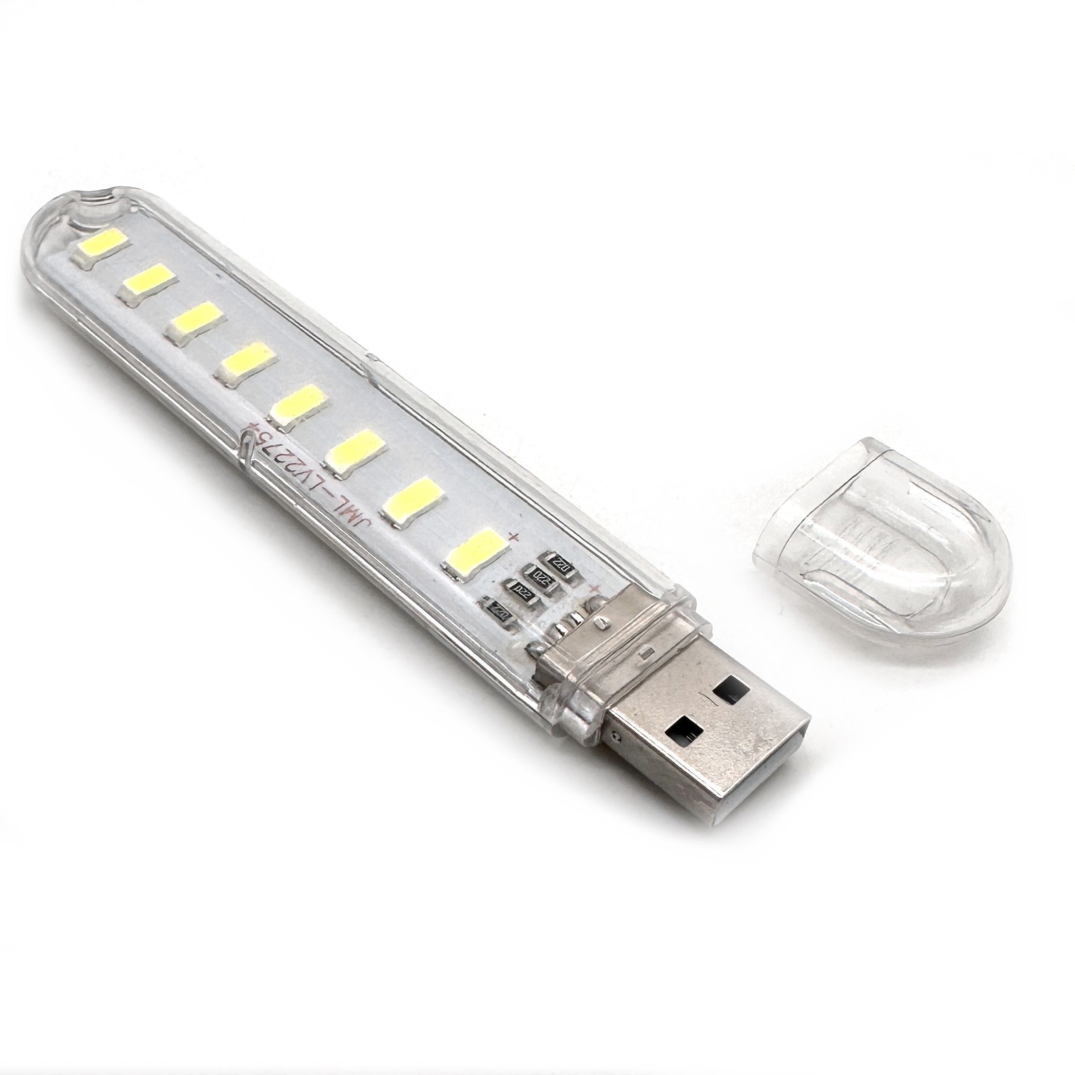 Светодиодный USB светильник, ночник, фонарик - флешка, 8 Led, 5В 2,5Вт, 100мм