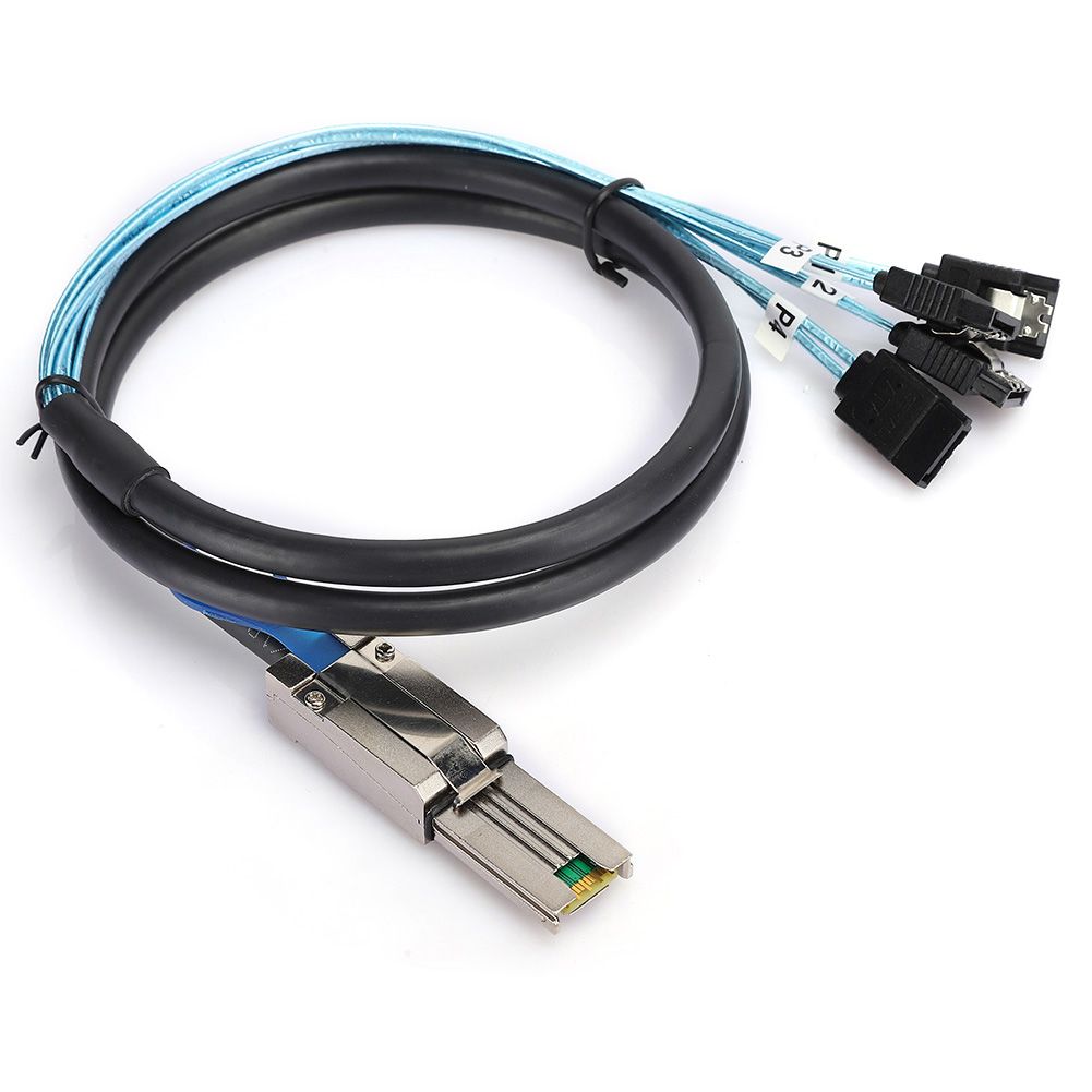 Кабель SFF-8088 Adaptec. Dell SATA Server Cable.