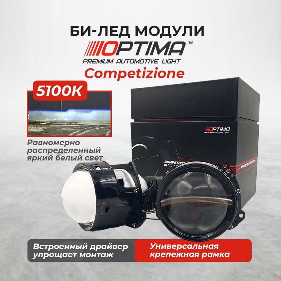 Optima bi led lens competizione