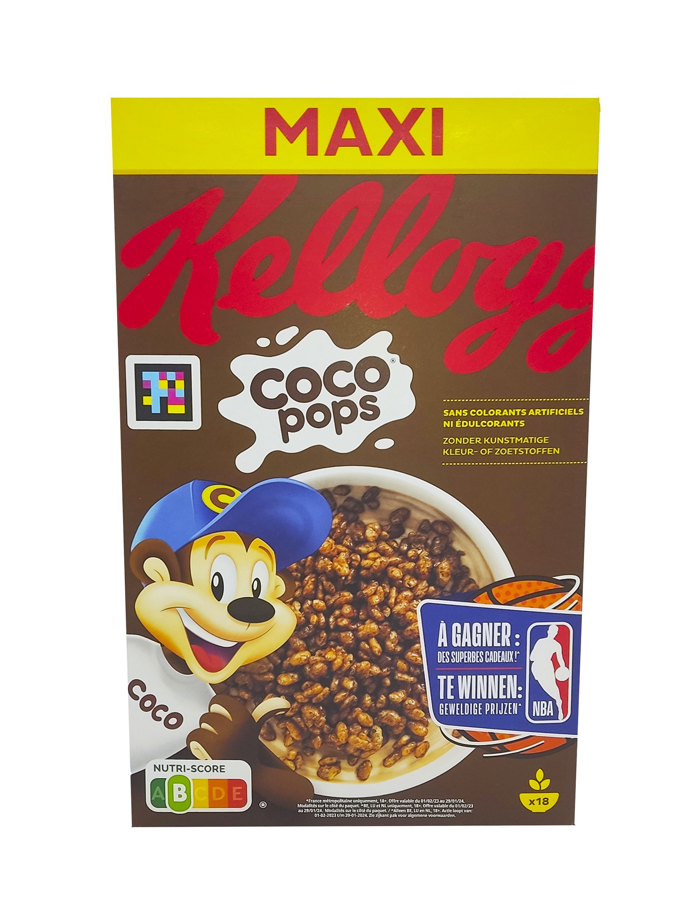 Готовый завтрак Coco Pops Kellogg's 550 г Франция