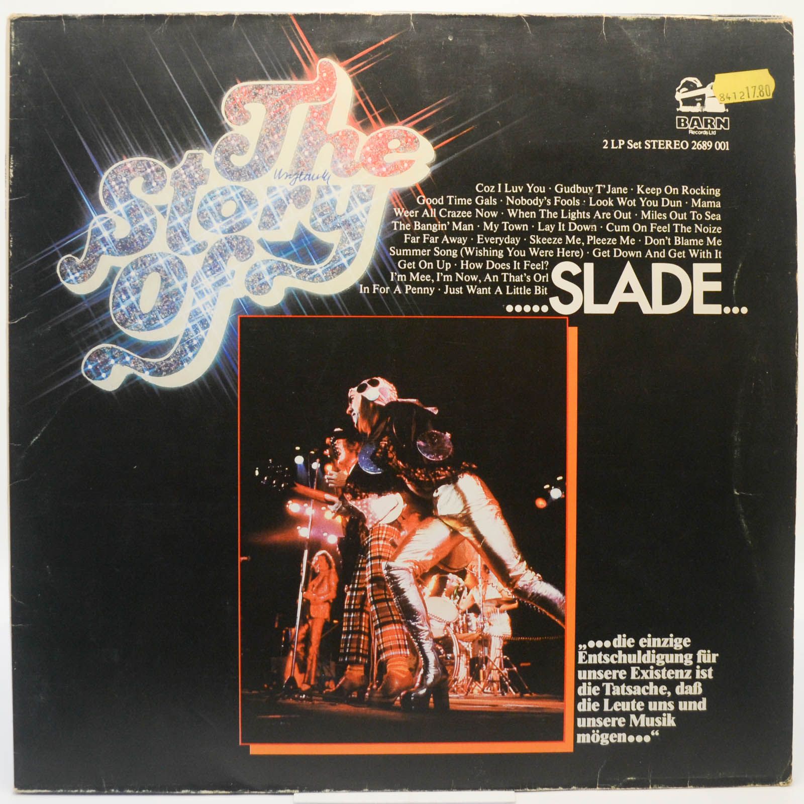 Slade Nobody S Fools Lp Купить