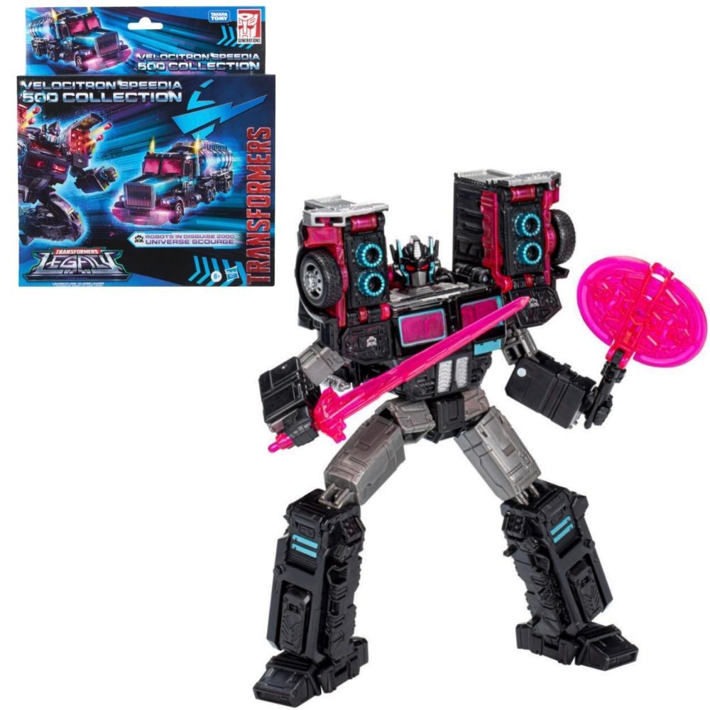 Игрушка Hasbro Трансформеры Legacy Velocitron Speedia 500 Коллекция Leader  Robots in Disguise 2000 Universe Scourge, от 8 лет и старше, 7 дюймов-BF -  купить с доставкой по выгодным ценам в интернет-магазине OZON (1487378524)