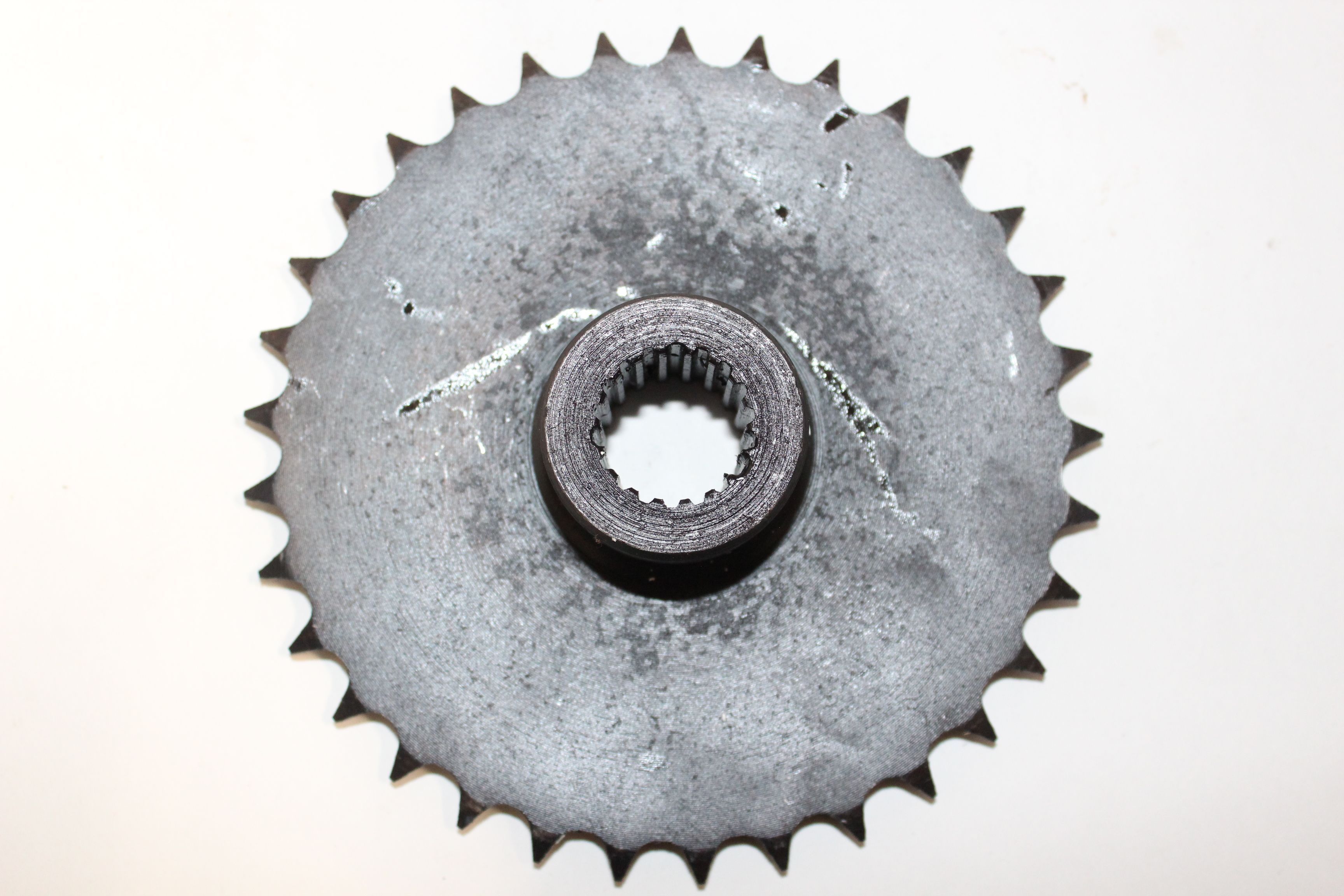 Звезда 32 зуба мотобуксировщик. Звезда ведомая большая (z=32, d=25мм, шаг 15,875) для мотобуксировщика forza. 875 (шлиц. Звезда z 12 со ступицей (вал 20мм). (520) цепи, 15.