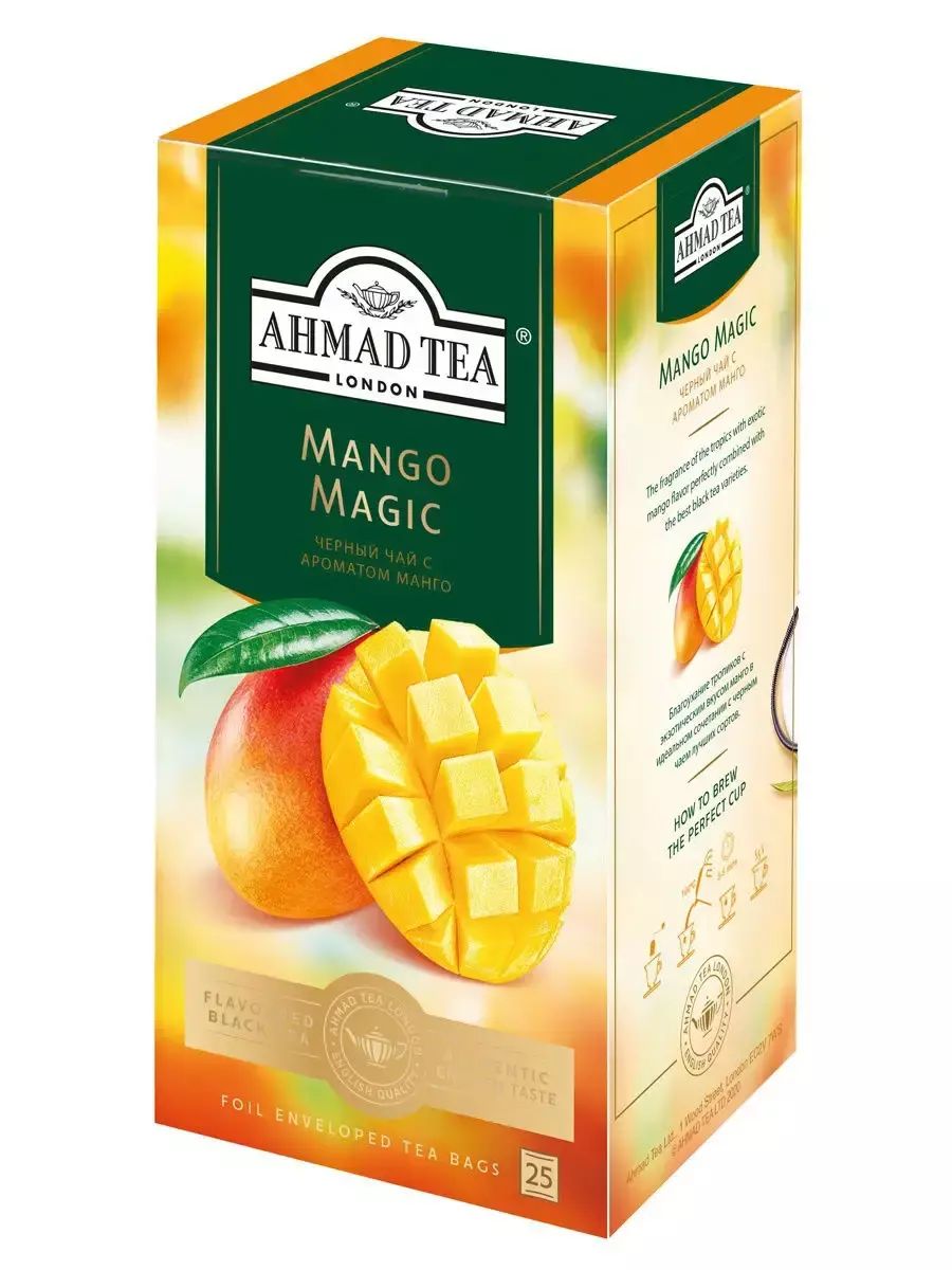 Ahmad <b>Tea</b> магия <b>манго</b> - черный <b>чай</b> со вкусом <b>манго</b>. 