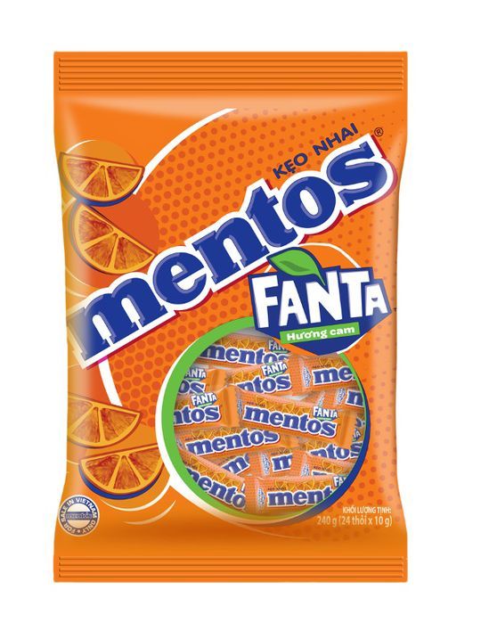 Mentos Fanta Orange - Ментос Фанта апельсин 240г