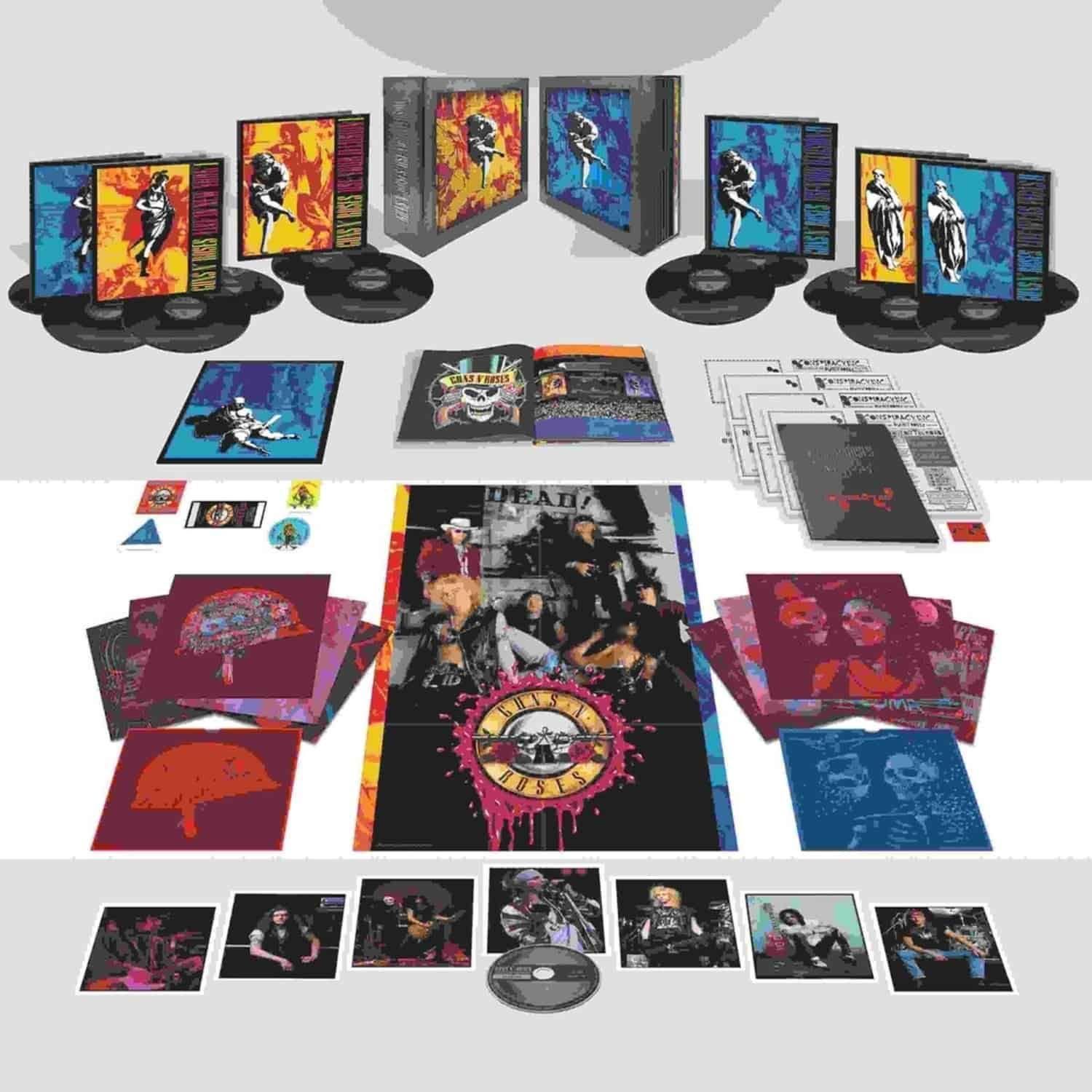 Бокс виниловых пластинок GUNS N ROSES - Use Your Illusion, 12 LP + Blu-ray  (Remastered, Super Deluxe Edition Box Set)