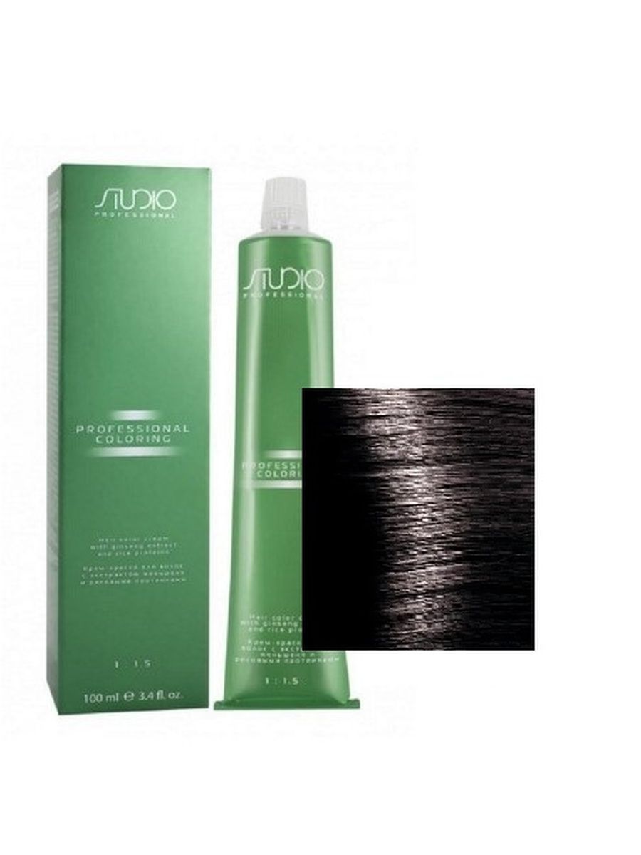 KapousStudioКрем-краскадляволосStudio,срисовымипротеинами,тон№6.28,Тёмныйперламутрово-шоколадныйблонд,100мл