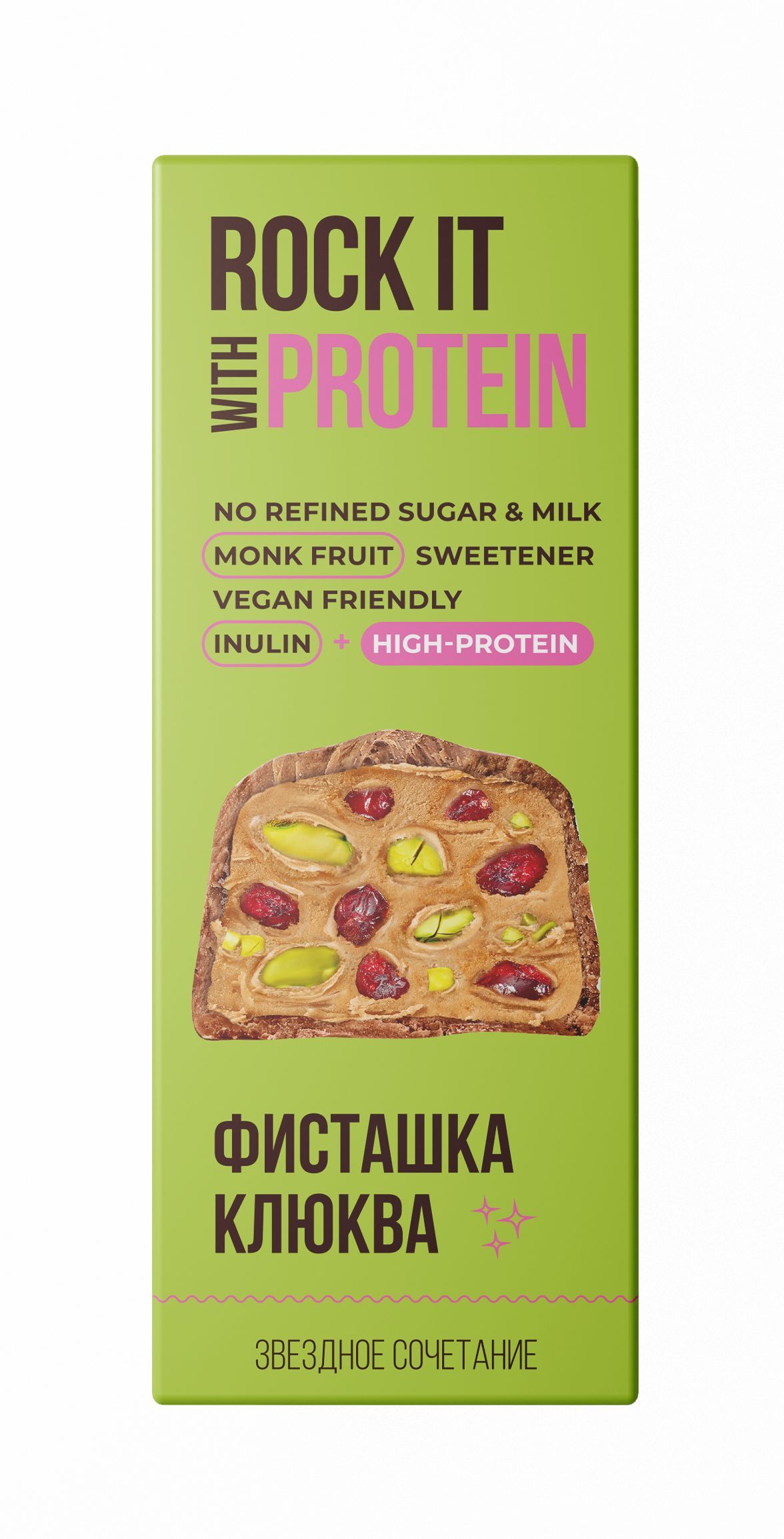 Батончик протеиновый с фисташками и клюквой в шоколаде, ROCK IT WITH, 40 г.  х 3 шт. - купить с доставкой по выгодным ценам в интернет-магазине OZON  (1054592754)