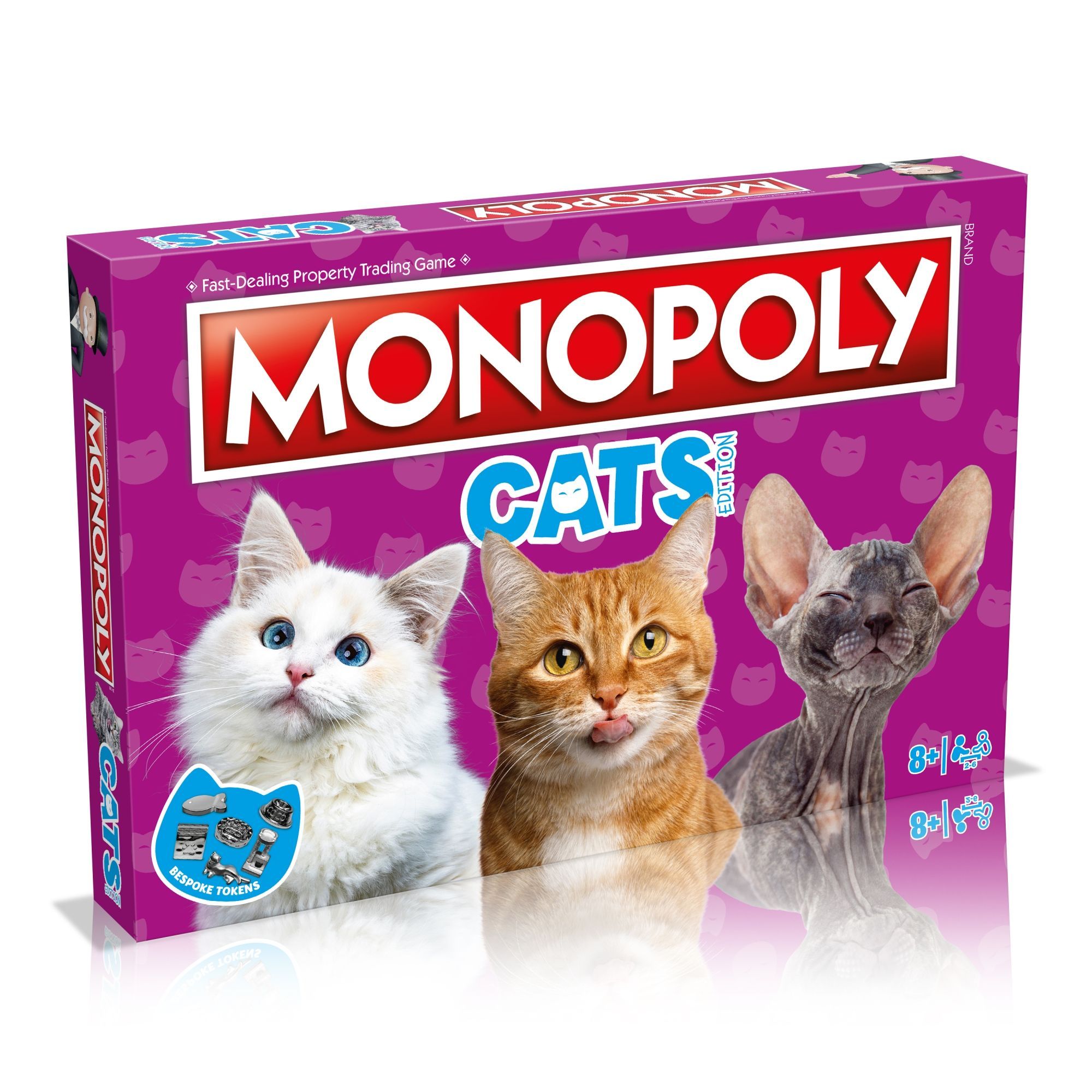 Winning Moves / Cats Кошки Monopoly на английском языке - купить с  доставкой по выгодным ценам в интернет-магазине OZON (1218690150)