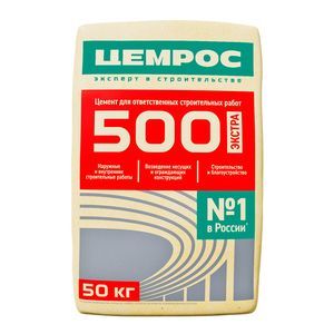 ЦЕМРОС Цемент М500 Д0 ЦЕМ I 42,5 50 кг