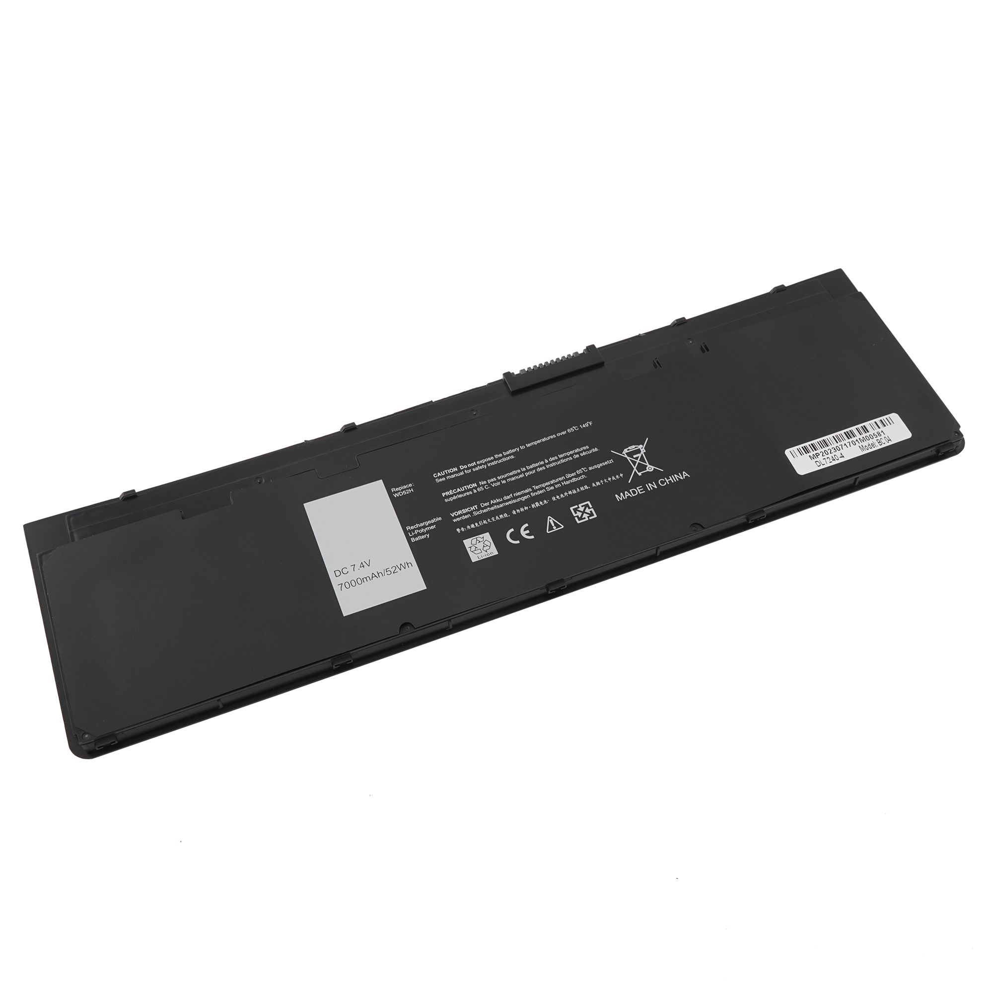 АккумуляторWD52HдляDellLatitudeE7240/E7250/7240/7250(VFV59,GD076,KKK33)7000mAh