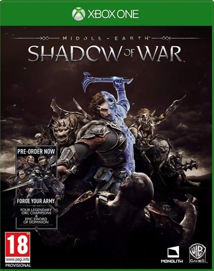 Игра Средиземье: Тени войны (Middle-Earth: Shadow of War) (Xbox One, Русские субтитры)