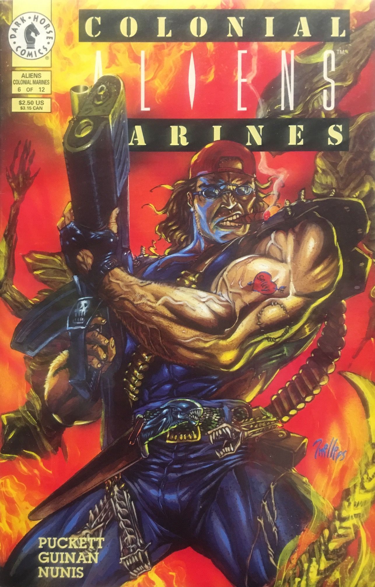 Aliens Colonial Marines #6 Dark Horse Comics. Официальный комикс на английском языке.