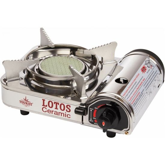 Плита газовая Tourist портативная LOTOS CERAMIC TR-350