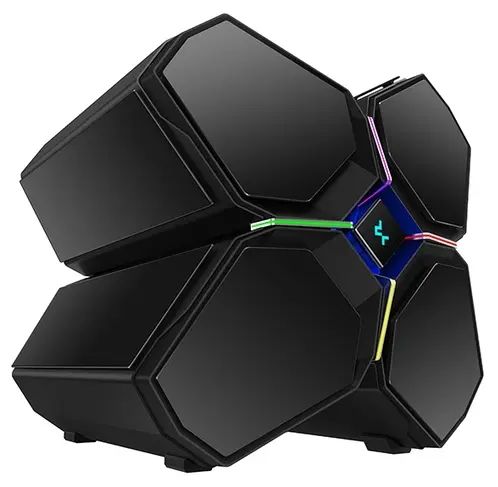 КомпьютерныйкорпусDEEPCOOLQUADSTELLARINFINITY(R-QUADSTELLAR-G-1)черный-Нестандартный,ATX,USB3.2Gen1Type-C