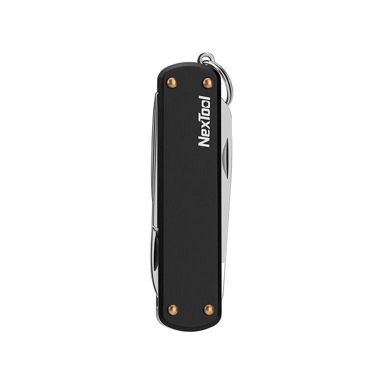 Складной перочинный нож Xiaomi Nextool Mini Pocket Knife NE0141 (4 функции) Черный / Мультитул / тактический нож-брелок