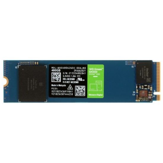 WesternDigital480ГБВнутреннийSSD-дискSSDдискWesternDigitalGreenSN350M.22280480GbPCIeGen3x4NVMeTLC(WDS480G2G0C)(WDS480G2G0C)