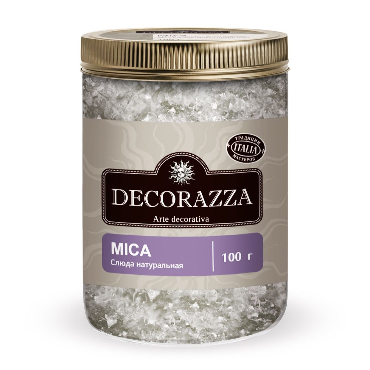 Добавка декоративная, слюда Decorazza Mica (100гр)